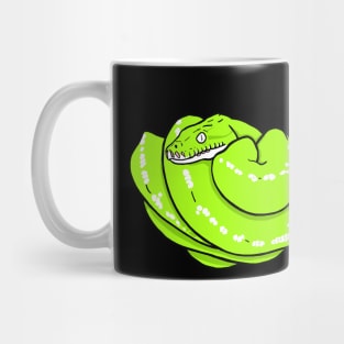 Green Tree Python Snake Mug